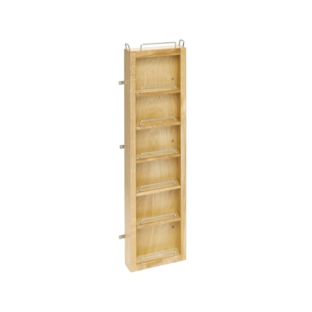 Rev-A-Shelf Maple Veneer, Light Brown, 12 in W, 45 in H, 4 in L, Light Brown 4WDP18-45